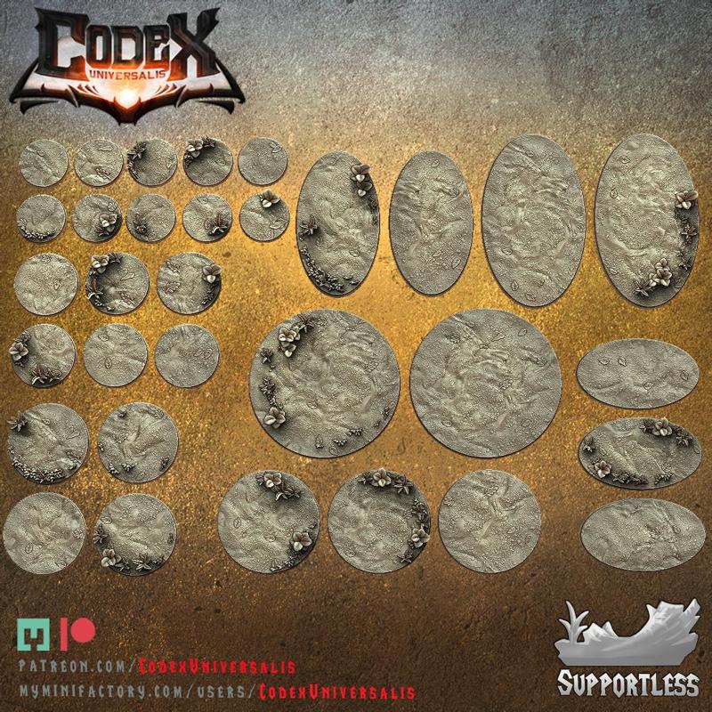 32 ground bases. Grass and plants