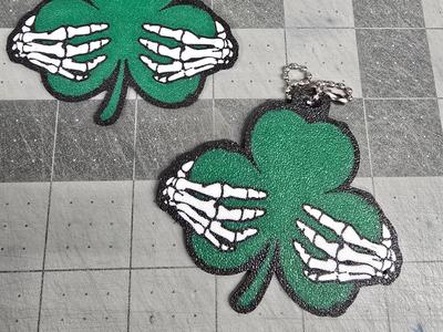 shamrock keychain