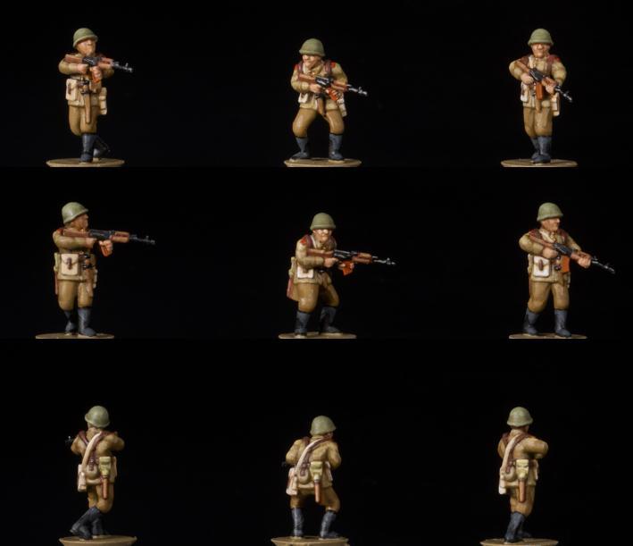 10/15mm Soviet Motostrelki Company (1980s) with AK-74s, RPG-7s, RPG-18s, RPKs, PKMs, AT-4, AGS-17 and Mortars (110 models) CW-SU-1