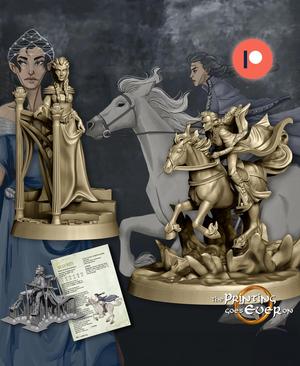 Lady Aranwen - On Foot and Mounted