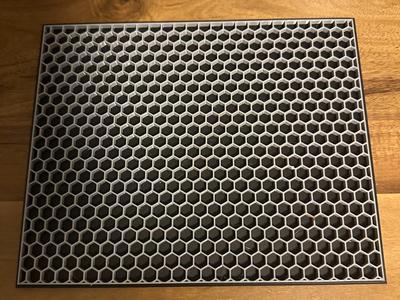 Bar mat with removable insert.
