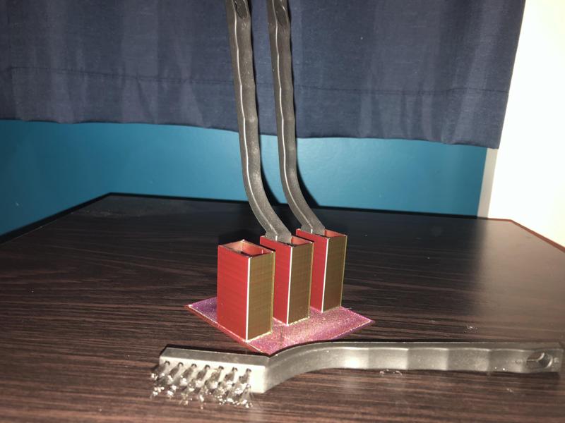 wire brush holder for 3