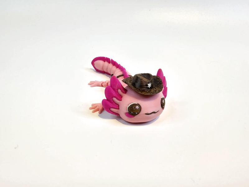 Pocket Pet Baby Sheriff Articulated Axolotl