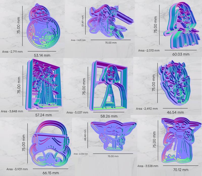 Star Wars cookie cutters