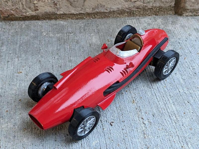 1957 Maserati 250F (Pinewood Derby Car Shell)