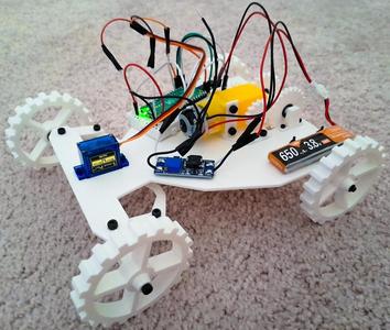 PYPER - Python-Driven 3D-Printed Electric Rover