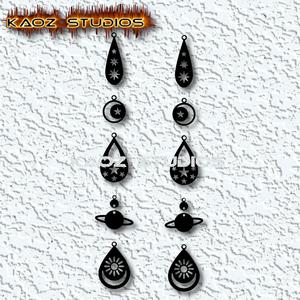 celestial earrings pack cosmos jewelery space earrings