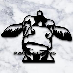 cow pendant dairy cow keychain ranchhouse jewelry cowboy & cowgirl