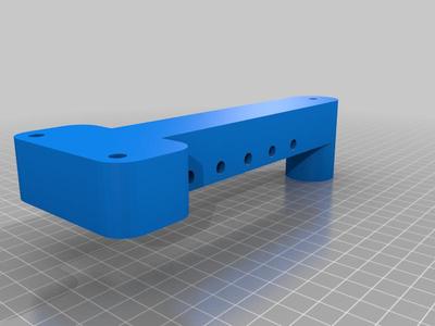 Monitor VESA arm and rotating support