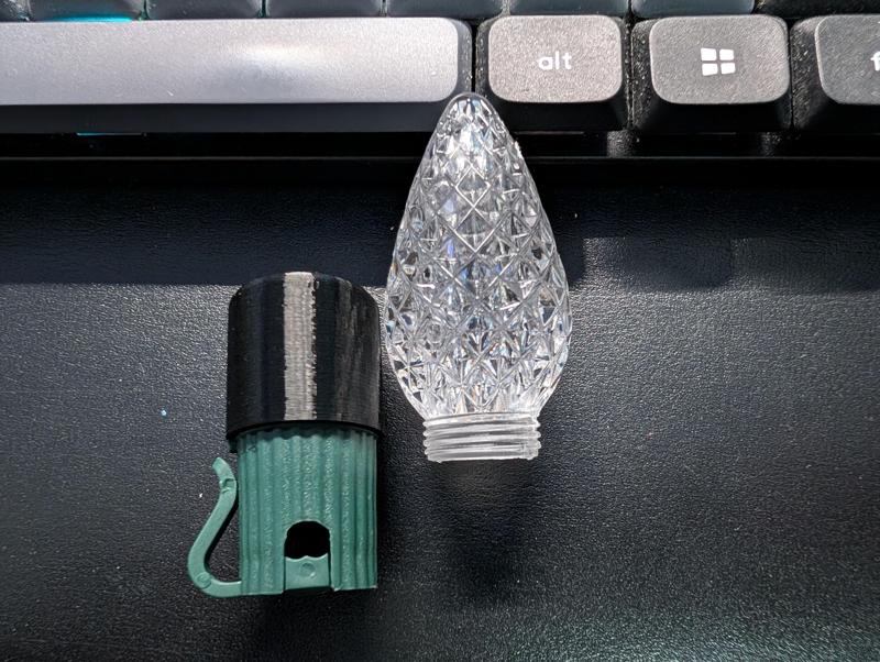 C9 Christmas Light Bulb Cap