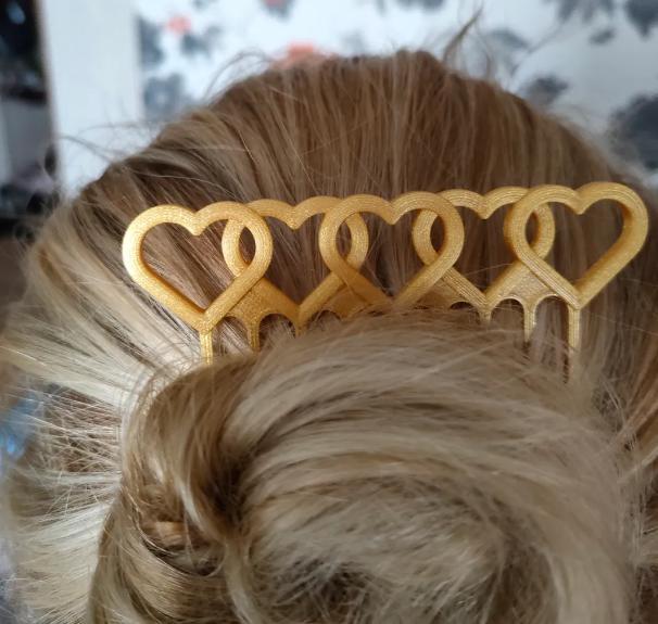 Hairpin- Hearts