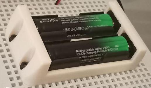 Dual 18650 Clip Mount