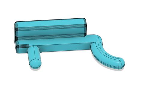 Universal Peg Board Peg System with Rounded Pegs