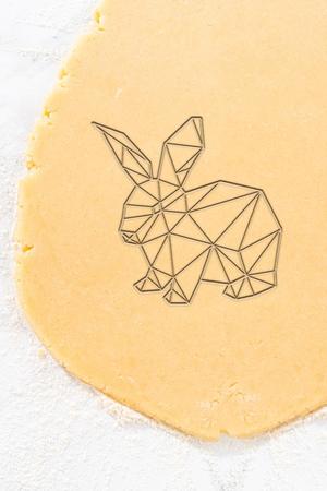 Geometric Rabbit Cookie Cutter, Biscuit Cutter