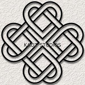 celtic wall art hearts wall decor knot scroll decoration