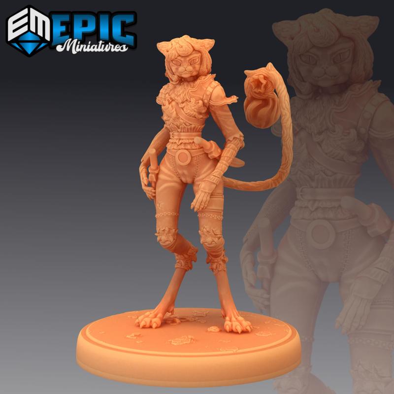 Cat Thief / Catfolk Panther / Werejaguar Lady / Female Were Puma