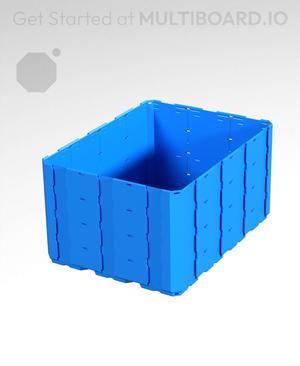 3x4x2 - Full Multipoint Rail - Multibin Shell