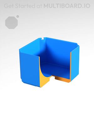 1x1x0.75 - Curved Bin - Multibin Insert
