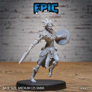 Barbarian Tribe Female Warrior / Arctic Army / Frozen Human / Snow Fighter / Wildling / Ice Trickster / Norse Encounter