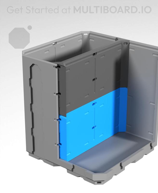 2x1H - Bottom Multibin Divider