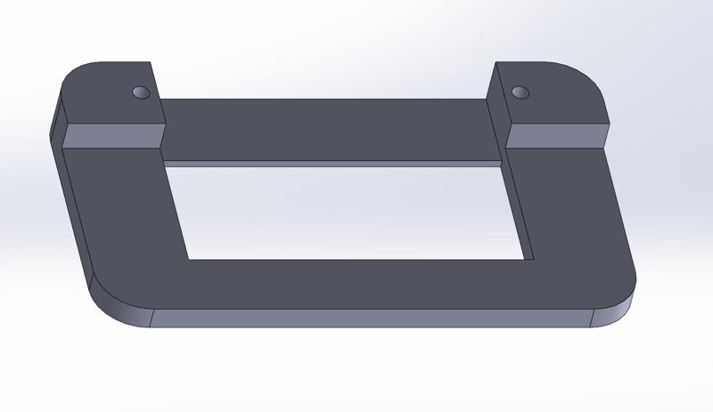 Minimalistic servo frame for KST X06H