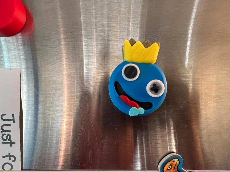 Rainbow Friends Blue Magnet
