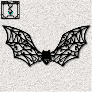 bat wall art gothic wall decor halloween decoration