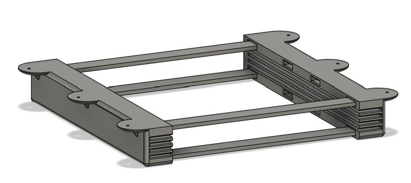 Plattenhalter für 4 Stück P1S/P1P Druckplatten