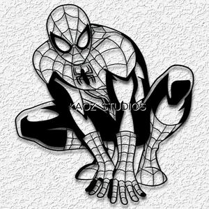 spiderman wall art avengers superhero wall decor marvel comics fanart