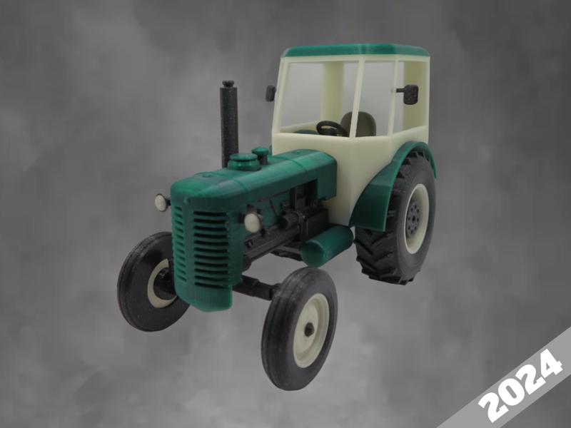 Tractor - Zetor 50 Super  MKII  (NO SUPPORTS) by-MrHan/24