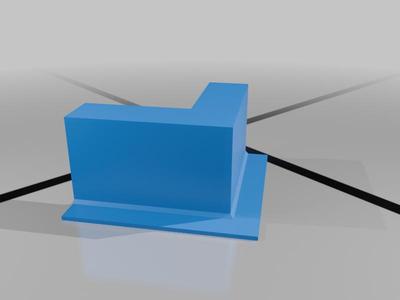 Corner Bracket with Lip  1 in spacing 