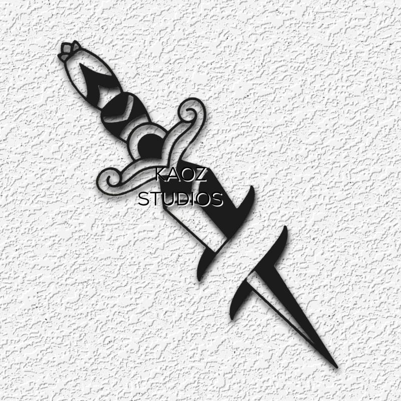 Dagger wall art knife decor fantasy decoration