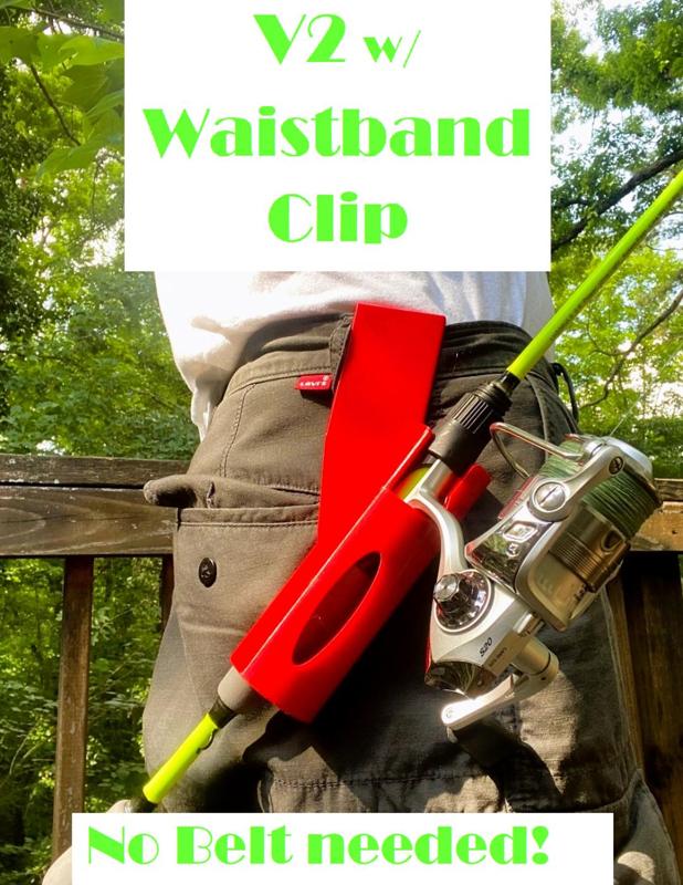 Fishing Holster - Waistband Clip