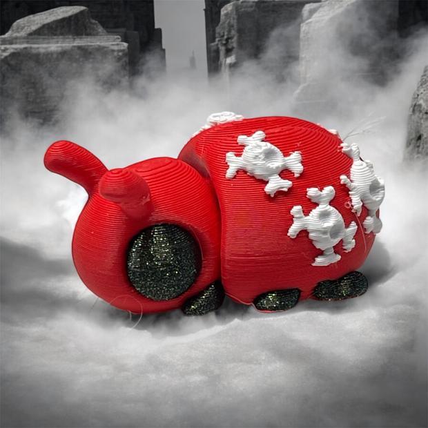 Barb Skull Little Lady Bug