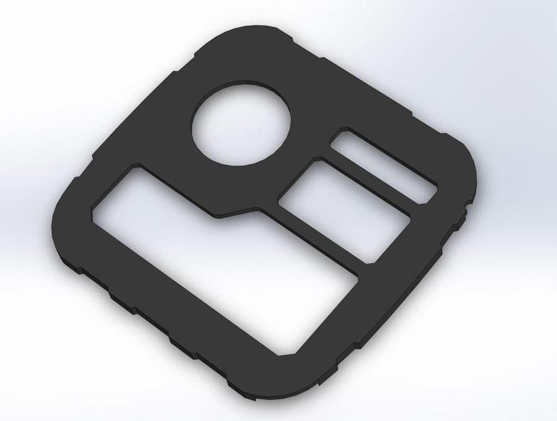 Casio Royale (AE1200) Faceplate - Flat Front w Mounting Features