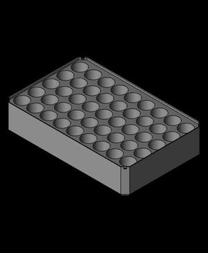 3x2x0.75 - Multibin Insert for AA batteries
