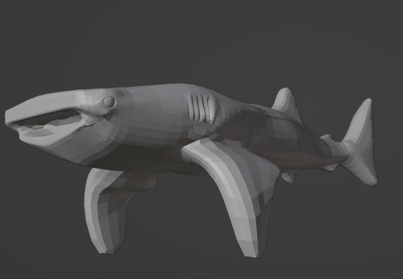 Whale Shark _ model, cup edge doll