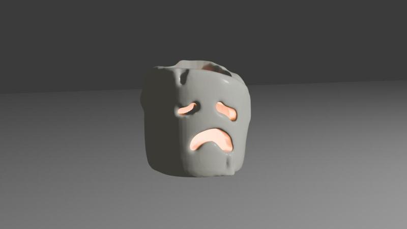 Melting Candle Holder