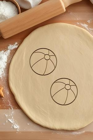 Beach Ball Cookie Cutter, Biscuit Cutter