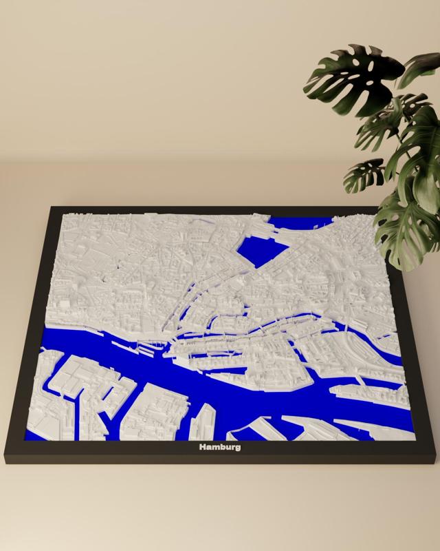 Hamburg - 3D Miniature