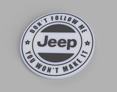 Jeep Don't follow coaster