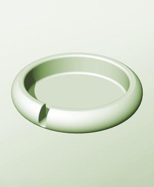 CR128-30-S Stackable slotted bin box module for creative decor
