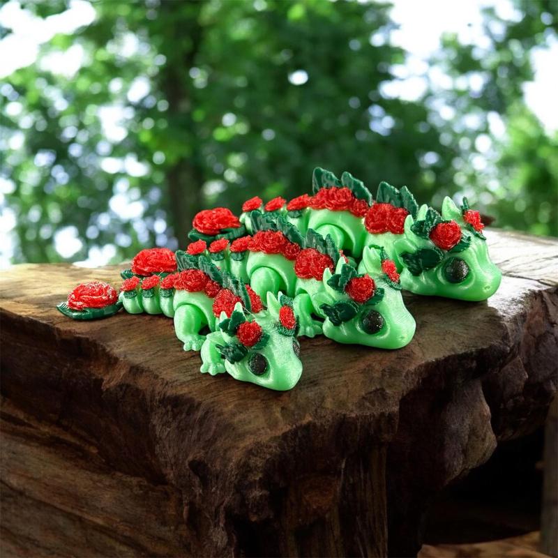 Rose Baby Dragon Articulated Flexi