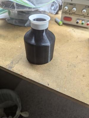 2.5 in. vacuum hose adapter for filament baggies