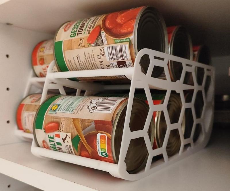 can FIFO - First in first out for 6 and 8 tin cans __ FIFO für Dosen