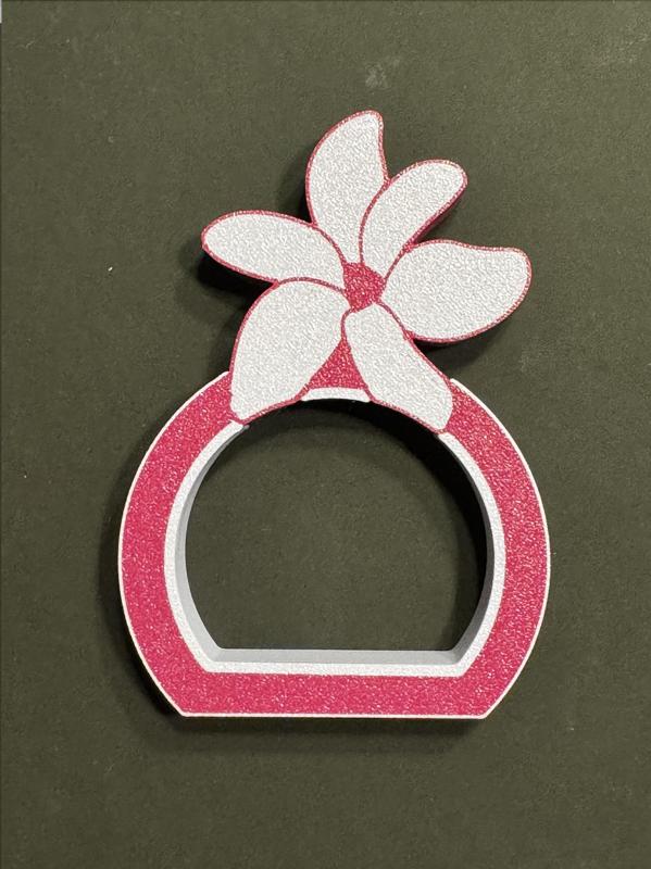 rond de serviette jacinthe