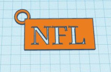 NFL keyring