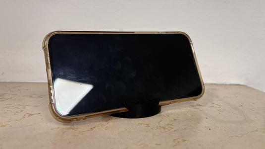 All phone minimalist stand dual position > 15° and 25° tilt