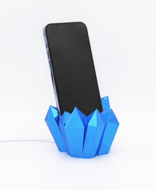 Crystal phone dock