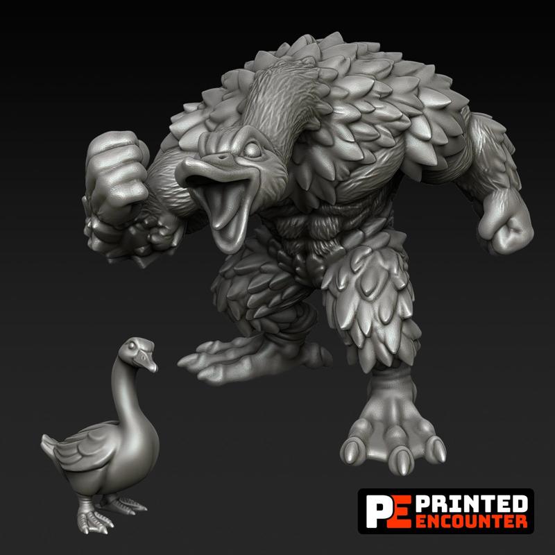 Buff goose + critter mini